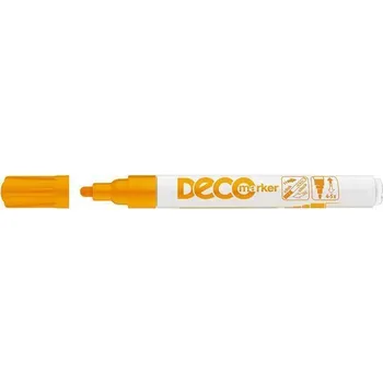 ICO Lakový popisovač Decomaker, oranžová, 2-4mm, ICO 16763