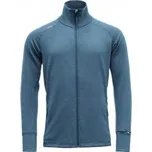 Devold Nibba Merino Jkt Man blue melange XXL; Modrá mikina + DÁREK DLE VÝBĚRU!