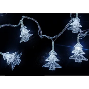 Vánoční dekorace X-SITE LED světelný řetěz stromeček SP-ST02CW 2m AA studená bílá