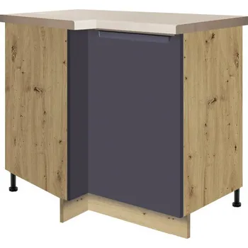 Kuchyňská skříňka NORA blue spodní skříňka 14D rohová pravá