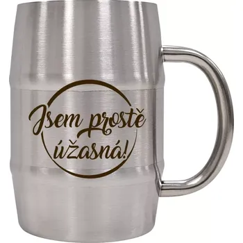 Sklenice Nerezový chladicí půllitr Jsem prostě úžasná