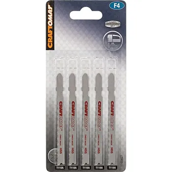 Příslušenství k pile Craftomat Pilový plátek T 118 A, Rozteč zubů: 1,1–1,5 mm, rychlořezná ocel (HSS), 5 ks&nbsp;2608668017