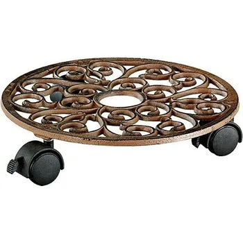 Stojan na květiny Gardol Pojízdný podstavec pod květináč, ø 29 cm, litina, 50 kg 20992501