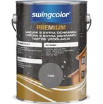 Swingcolor PREMIUM Lazura s dlouhodobou ochranou metalická, antracit, polomatná, 2,5 l 6189 T02,5 7466