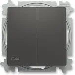 ABB Zoni vypínač č.5B (6+6) IP44 matná černá 3559T-A52940 237