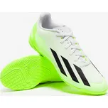 Dětské sálovky adidas X Crazyfast.4 IN J bílá/zelená (10,5K uk/ 28EU/ 17cm)