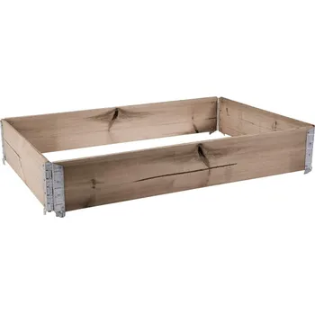 paleta Paletový nástavec ECO, dřevo, 120 × 80 × 19,5 cm, hnědý R-1200X0800X195X15-1-4-BW-GBH