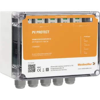 Přepěťová ochrana WEIDMÜLLER Skříň Weidmuller VPUM2I2SXFXV2O0TXPX10 2755960000