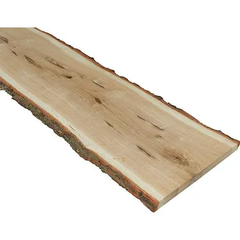 Stolová deska Masivní deska, dub, 1200 × 260–300 × 26 mm KL14