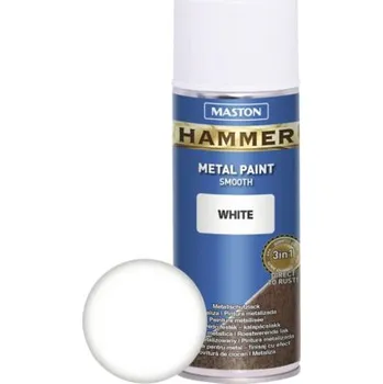 Barva ve spreji Barva ve spreji 400ml bílá hladká Metall-Hammer