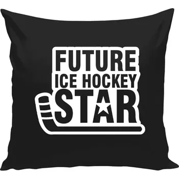Polštář Polštář černý 40x40 cm Future Ice Hockey Star