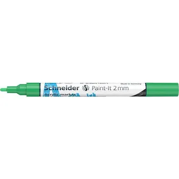 SCHNEIDER 120104 Akrylový popisovač Paint-It 310, zelená, 2 mm, SCHNEIDER 158240