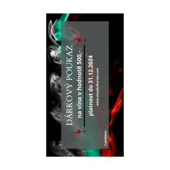 Časopis Dárkový poukaz na víno 500,-