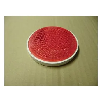 Odrazka kulatá, samolepící červená ø 85 mm 14C