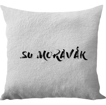 Polštář Polštář bílý 40x40 cm - dlouhý chlup Su moravák