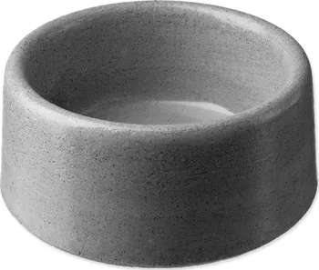 Miska pro psa BE-MI šedá beton 26 cm/4 l