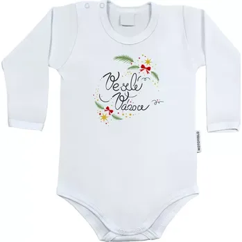 Kojenecký body Dětské body s dlouhým rukávem Veselé Vánoce