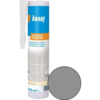 stavební silikon Knauf Sanitární silikon, šedý, 310 ml 5866