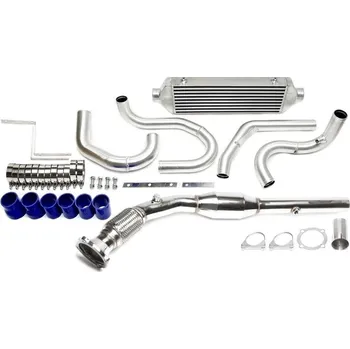 Turbodmychadlo TA Technix intercooler + downpipe s 200článkovým katalyzátorem VW Golf IV (1J) 1.8T
