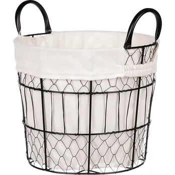 Koš na prádlo Koš kovový s látkou OV4134-V