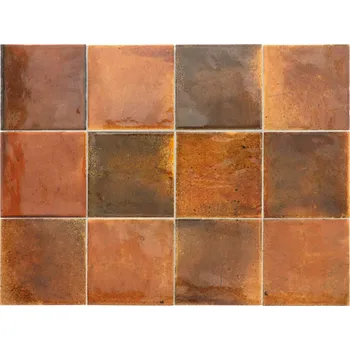 Obklad Equipe Hanoi Burnt Red 10x10 58611