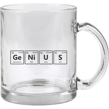 Hrnek 330 ml - skleněný GeNiUS