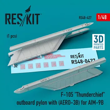 Plastikový model Reskit 1/48 F-105 'Thunderchief' outboard pylon f. AIM-9B