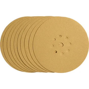 Brusný kotouč Brusný kotouč na suchý zip 225 mm, K80 - 10 ks DeWALT DT3169