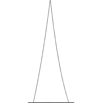 Vánoční dekorace House Doctor, Závěsná dekorace Nicky jednoduchá 150 cm černá - Formadore