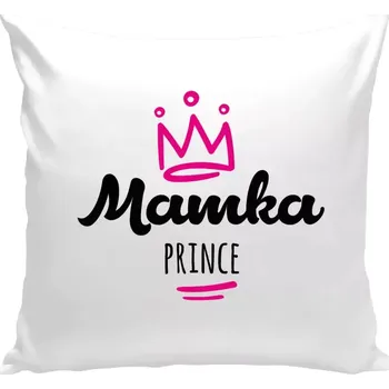 Polštář Polštář bílý 40x40 cm Mamka prince
