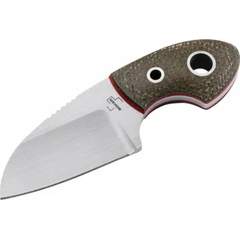 kapesní nůž Böker Plus 02BO324 GNOME MICARTA malý nůž 5,6 cm, zelená, Micarta, pouzdro kydex, řetízek