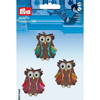 Nášivka PRYM Nášivka sovičky, samolepicí/nažehlovací