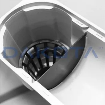 Kanalizační potrubí Dakota Dakota Geiger s vertikálním odtokem Šedá 163 x 302 x 210 mm šedá - suchý