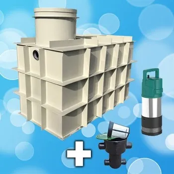 nádrž BAZENY KRALIK s.r.o. Akumulační retenční nádrž 3v1 3,4m3 samonosná vystrojená DPH: 12% (pro koncového zákazníka)