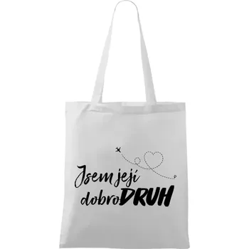 Látková taška Jsem její dobrodruh