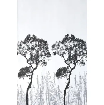 Sprchový závěs wela TEXTILNÍ SPRCHOVÝ ZÁVĚS STROMY se závažím obšitý W03391 šířka x výška: za 1 cm šířky (nastavte počet cm) x 200 cm výšky