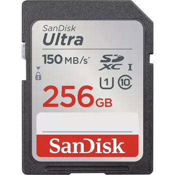 Paměťová karta SanDisk Ultra 256GB SDXC Memory Card 150MB/s (Rychlá SDXC paměťová karta)