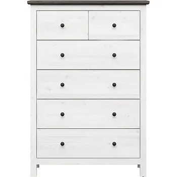 Komoda BRW HESEN komoda KOM6S/15/10, modřín sibiu světlý/borovice larico