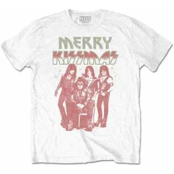 Pánské tričko Merch Kiss: Tričko Merry Kissmas XL 2022