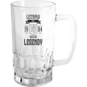 Sklenice Půllitr skleněný Zrození legendy