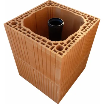 Komín CIKO Komín GAS 8 m průměr 80 mm, s patním kolenem, základ