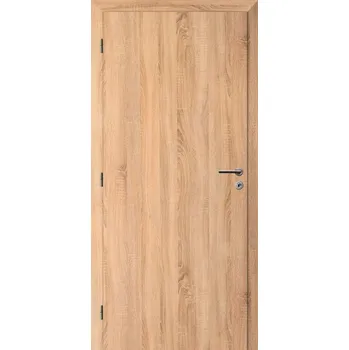 Interiérové dveře Solodoor Interiérové dveře 90 L, 950 × 1985 mm, fólie, levé, dub Mystic, plné 10000505130