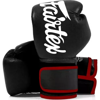 Boxerské rukavice Boxerské rukavice Fairtex BGV14 - černá/červená 12oz