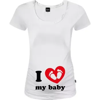 Těhotenské tričko Johanka I love my baby