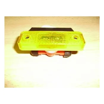 Přídavný světlomet Poziční světlo 24V, LED, s držákem, s přípojkou, oranžové 7423