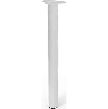 Stabilit Nábytková noha, ø 60 × 700 mm, ocel, bílá, 75 kg 50312