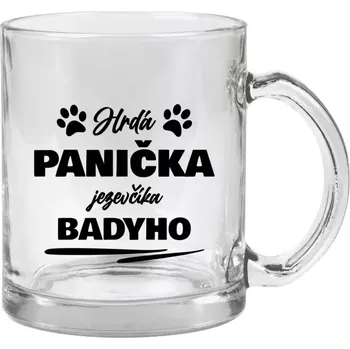 Hrnek 330 ml - skleněný Hrdá panička