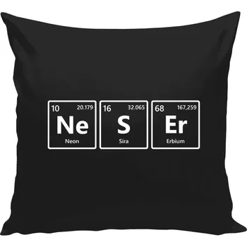 Polštář Polštář černý 40x40 cm NeSEr