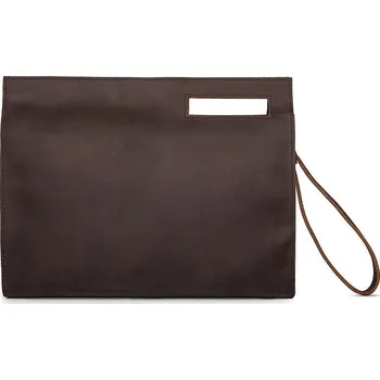 Ledvinka Pánská plochá kožená taška na dokumenty Barva (Varianta): žlutá hnědá(30.5cm) 1