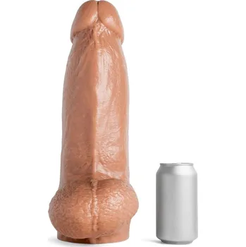 Dildo Mr. Hankey’s Toys Axel XXXL, prémiové silikonové dildo s Vac-U-Lock 36,8 x 7,6–10,6 cm